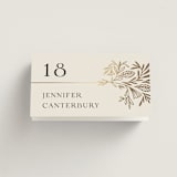 "Baroque" - Place Cards in Cream by Jen Owens - Folded with Free Guest Printing