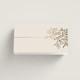 "Baroque" - Place Cards in Cream by Jen Owens - Blank front