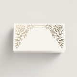 "Gilded nouveau frame" - Place Cards in Ivory by Ana de Sousa - Blank Front