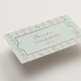 "Castle" - Place Cards in Hummingbird by Claudia Orengo - Detail