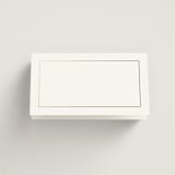 "Arcadia" - Place Cards in Silk by Kelly Schmidt - Blank front