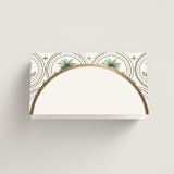 "Vintage Palms" - Place Cards in Sand by Maria Alou - Blank front