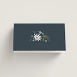 "Sadie" - Place Cards in Periwinkle by Erin German - Folded Back of Card