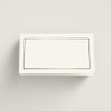 "Timeless" - Place Cards in Linen by Erica Krystek - Blank front