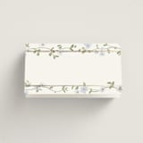 "Portico" - Place Cards in Blue Bell by Everett Paper Goods - Blank front