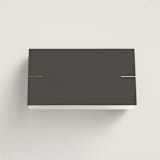 "Formal lines" - Place Cards in Iron by Erica Krystek - Blank front