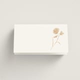 "The Romantic" - Place Cards in Buttercream by Kristie Kern - Blank front