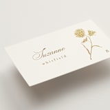 "The Romantic" - Place Cards in Buttercream by Kristie Kern - Detail