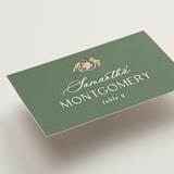 "Princess" - Place Cards in Pine by Claudia Orengo - Detail