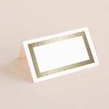 "Deluxe" - Place Cards in Tuxedo by Jennifer Postorino - Blank front