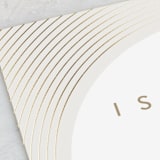"Bloom" - Place Cards in Tea by Leah Bisch - Detail
