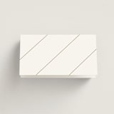 "Forever And" - Place Cards in Snow by Jen Banks - Folded Back of Card
