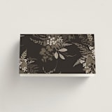 "Garden" - Place Cards in Mahogany by Leah Bisch - Folded Back of Card