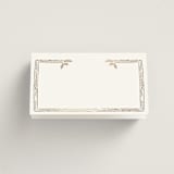 "Reflection" - Place Cards in Porcelain by Leah Bisch - Blank front
