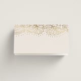 "Elegant Henna" - Place Cards in Champagne by Oma N. Ramkhelawan - Blank front