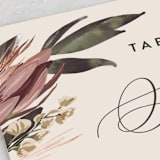 "Sunset Florals" - Place Cards in Copper by Susan Moyal - Detail