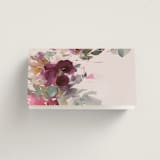 "Fleur" - Place Cards in Blush by Lori Wemple - Folded Back of Card