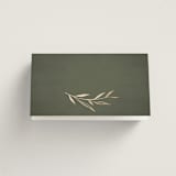 "Botanical Arches" - Place Cards in Moss by Kelly Schmidt - Blank front