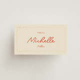 "Party On!" - Place Cards in Sangria Spark by Zove Ahhh - Front with Free Guest Printing