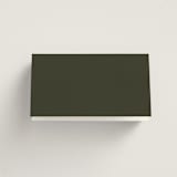 "refined" - Place Cards in Deep Olive by Nicole Walsh - Folded Back of Card