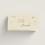 "Written in the Stars" - Place Cards in Noir by Ani Somi - Folded with Free Guest Printing