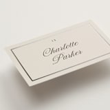 "Tux" - Place Cards in Antique by Nicole Walsh - Detail