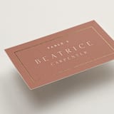 "Warm affection" - Place Cards in Dusty Rose by Stacey Meacham - Detail