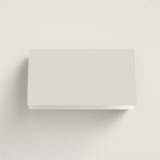 "Floral Type Arch" - Place Cards in Linen by Baumbirdy - Folded Back of Card