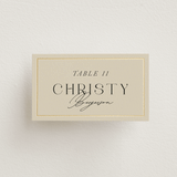"Madison" - Place Cards in Thyme by Itsy Belle Studio - Front with Free Guest Printing