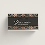 "Timeless Nature" - Place Cards in Ebony by Ana de Sousa - Folded with Free Guest Printing