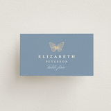 "meet me in the garden" - Place Cards in Cornflower by Grae - Front with Free Guest Printing