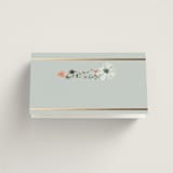 "Blue Garden" - Place Cards in Mist by Hannah Williams - Blank front