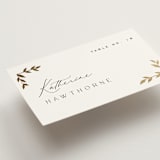 "Courtyard" - Place Cards in Lily by Owl and Toad - Detail
