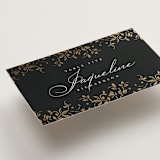 "Regency Grace" - Place Cards in Onyx by Ana de Sousa - Detail
