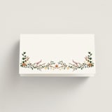 "Blooming Vine" - Place Cards in Blush by Susan Moyal - Folded Back of Card