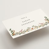 "Blooming Vine" - Place Cards in Blush by Susan Moyal - Detail