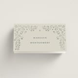 "Floral Romance" - Place Cards in Something Blue by Gwen Bedat - Folded with Free Guest Printing