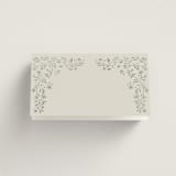 "Floral Romance" - Place Cards in Something Blue by Gwen Bedat - Blank front