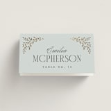 "Enchanted" - Place Cards in Mist by Laura Hankins - Folded with Free Guest Printing