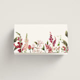 "Lush" - Place Cards in Magenta by Susan Moyal - Folded Back of Card
