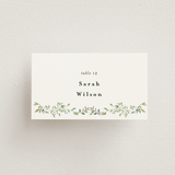 "Monogramed Arch" - Place Cards in Mojito by Susan Moyal - Front with Free Guest Printing