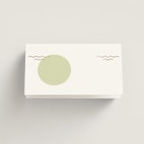 "News!" - Place Cards in Kiwi by Claudia Orengo - Blank front