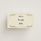 "Santa Catalina" - Place Cards in Ink Wash by Ani Somi - Front with Free Guest Printing