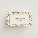 "Hansen" - Place Cards in Almond by Stephanie Hawkes - Front with Free Guest Printing