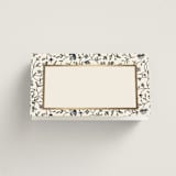 "Hansen" - Place Cards in Almond by Stephanie Hawkes - Blank front