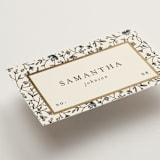 "Hansen" - Place Cards in Almond by Stephanie Hawkes - Detail