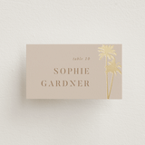 "Sunset by the Sea" - Place Cards in Tan by lulu and isabelle - Front with Free Guest Printing