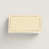 "Woven" - Place Cards in Navy by Baumbirdy - Blank front