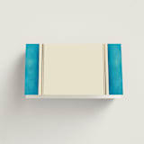 "Josephine" - Place Cards in Marine by Jackie Crawford - Blank front