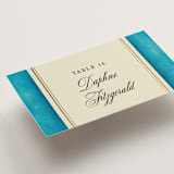 "Josephine" - Place Cards in Marine by Jackie Crawford - Detail